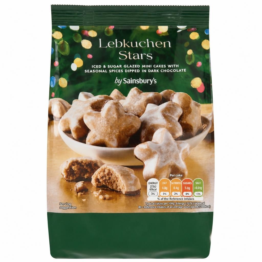 Sainsbury's Lebkuchen Stars 250g