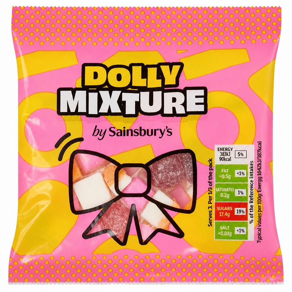 Sainsbury's Dolly Mix Sweets 70g