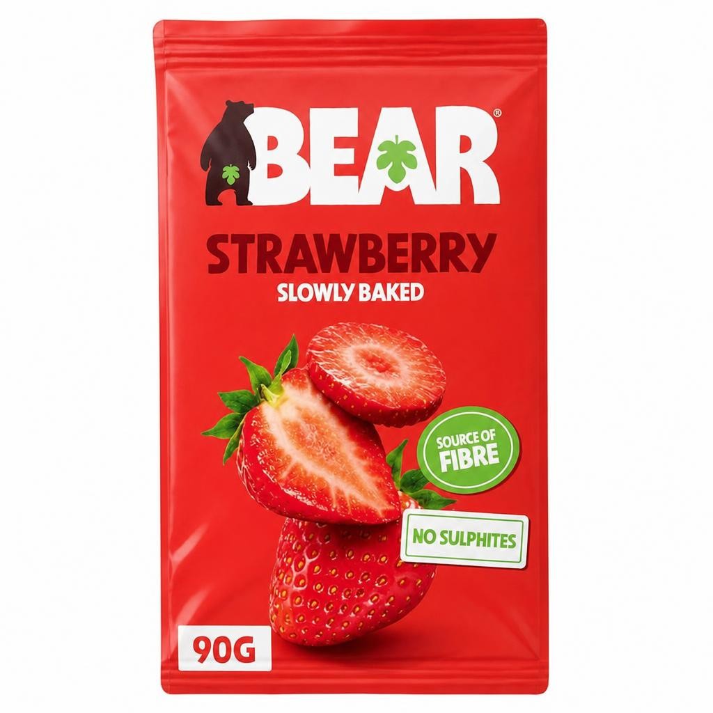 BEAR Fruit Dried Strawberries 90g