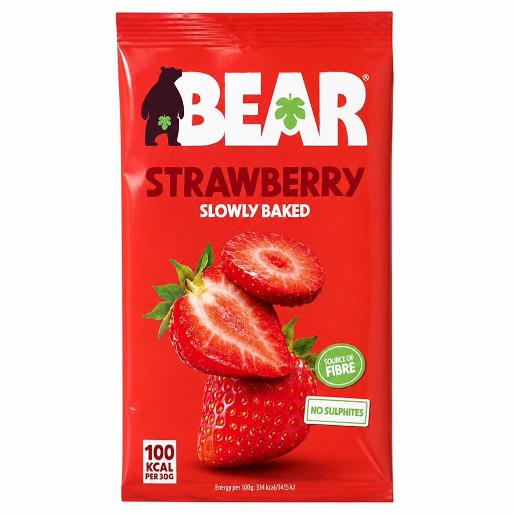BEAR Fruit Dried Strawberries 90g