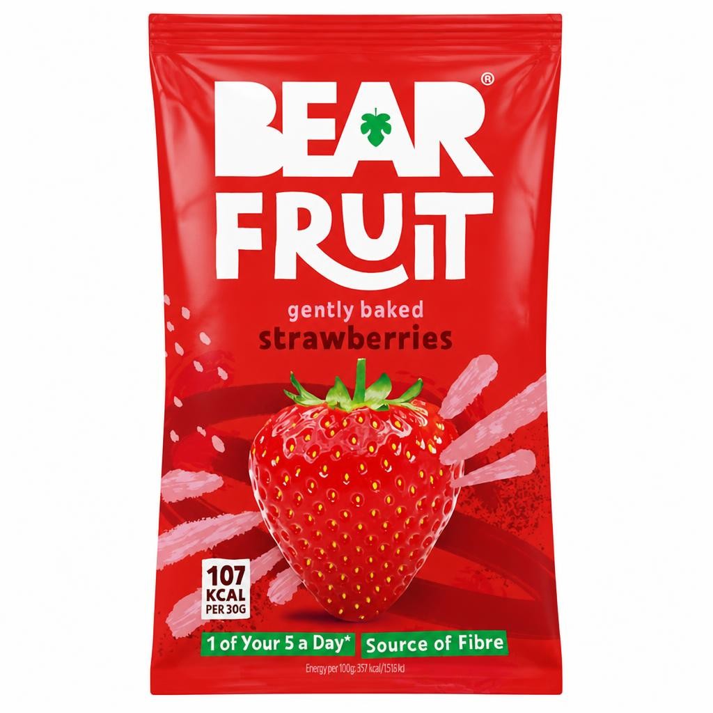 BEAR Fruit Dried Strawberries 90g