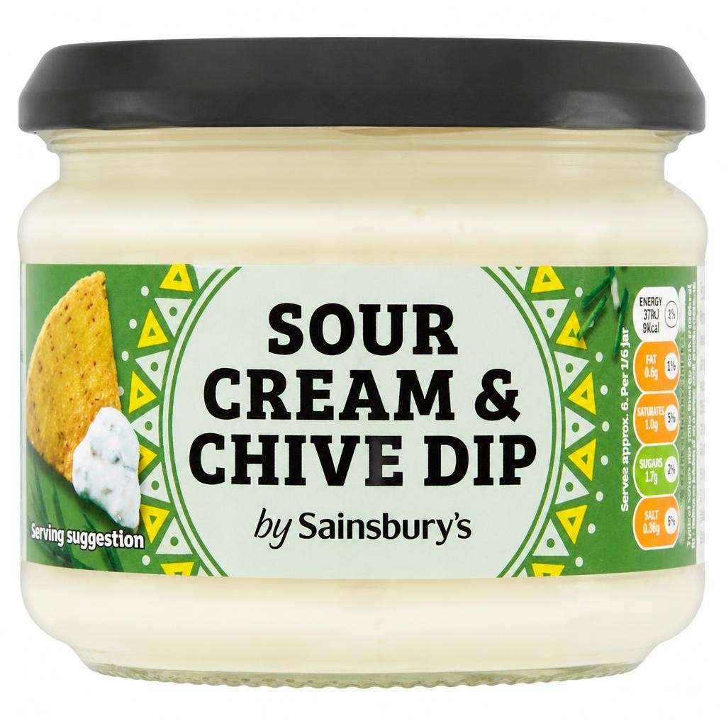 Sainsbury's Sour Cream & Chive Dip 280g
