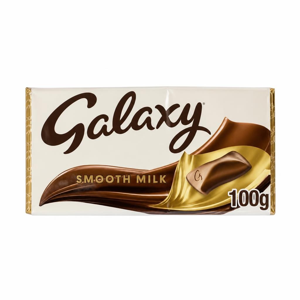 Galaxy Smooth Milk Chocolate Block Bar Vegetarian 100g