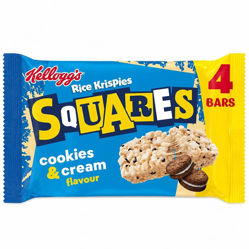 Kellogg's Rice Krispies Squares Cookies & Cream Bar 136g