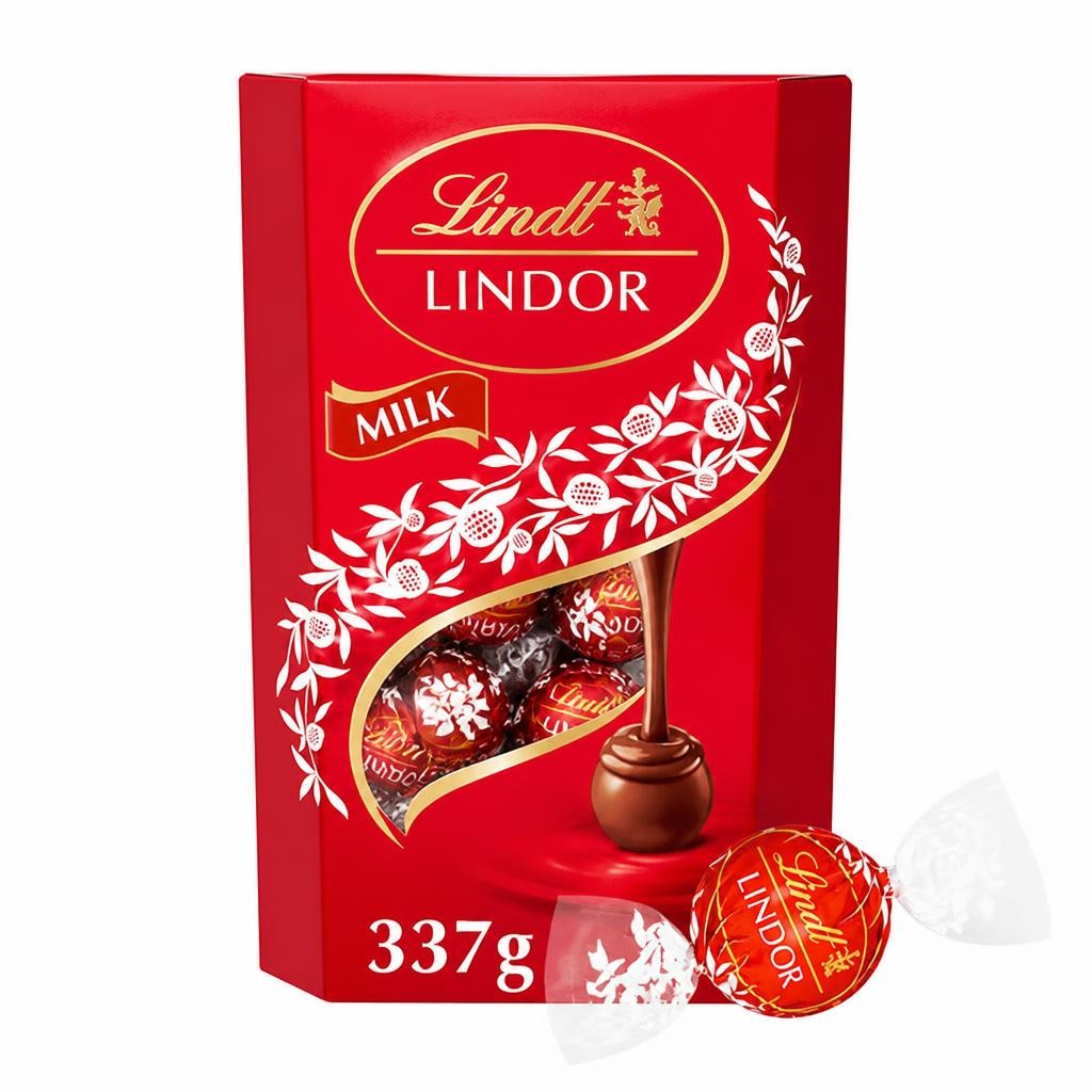 Lindt Lindor Milk Chocolate Truffles Box 337g