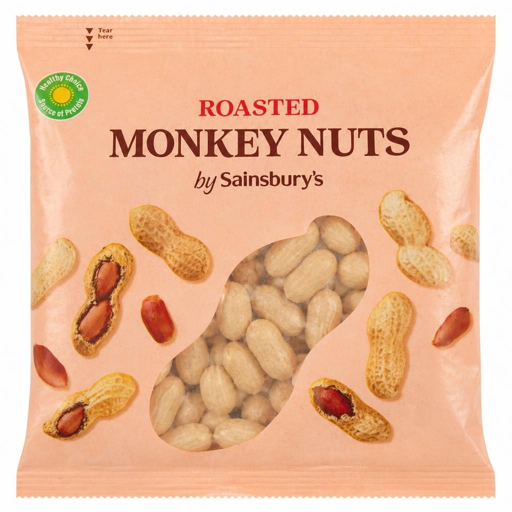 Sainsbury's Roasted Monkey Nuts in Shells 300g