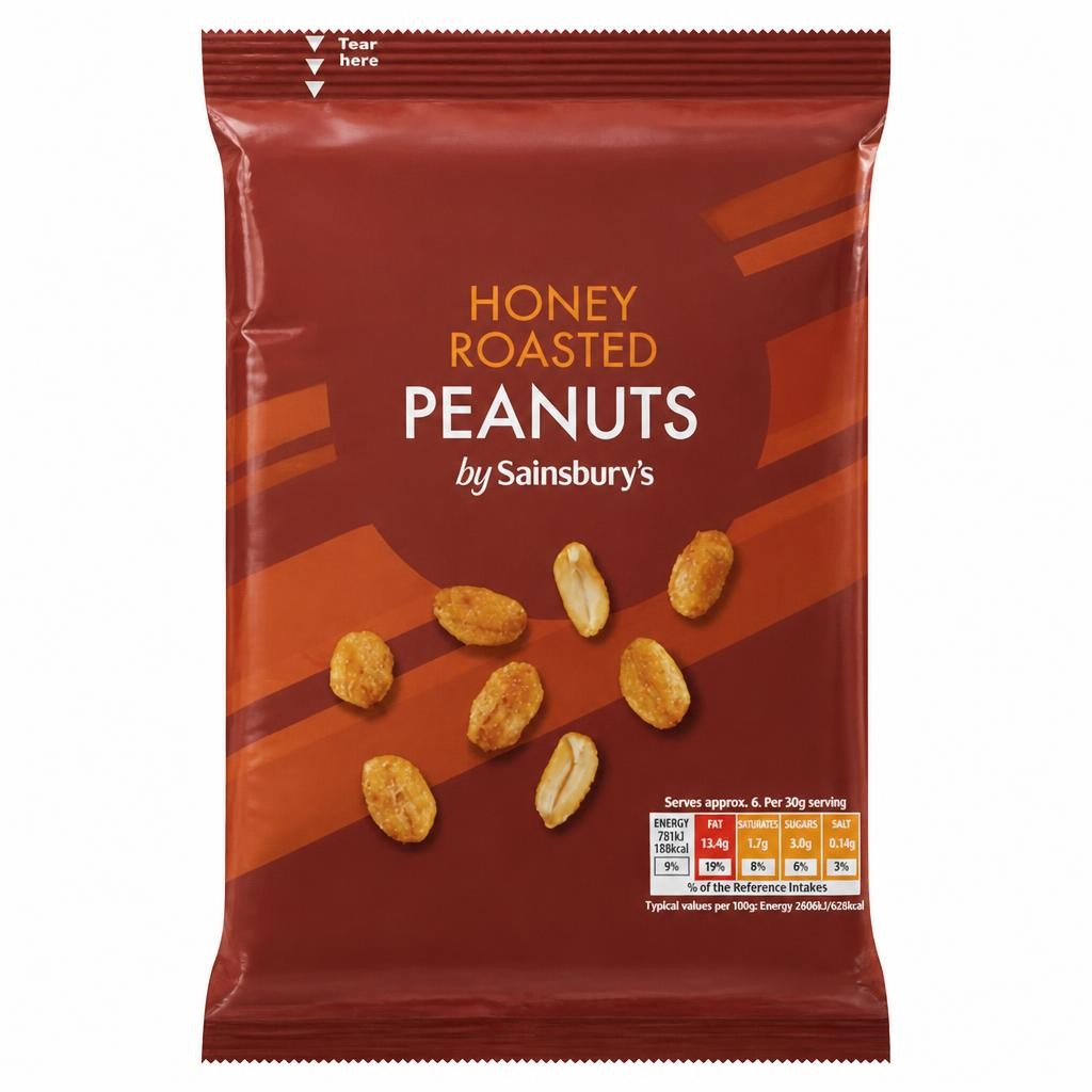 Sainsbury's Honey Roast Peanuts 200g