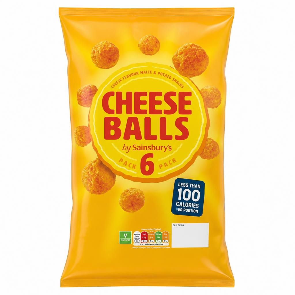 Sainsbury's Cheese Balls 6x17g
