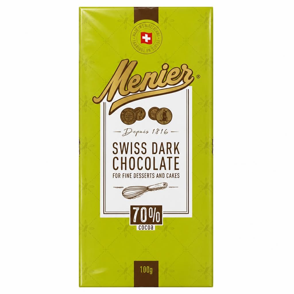 Menier Swiss Dark Chocolate 100g