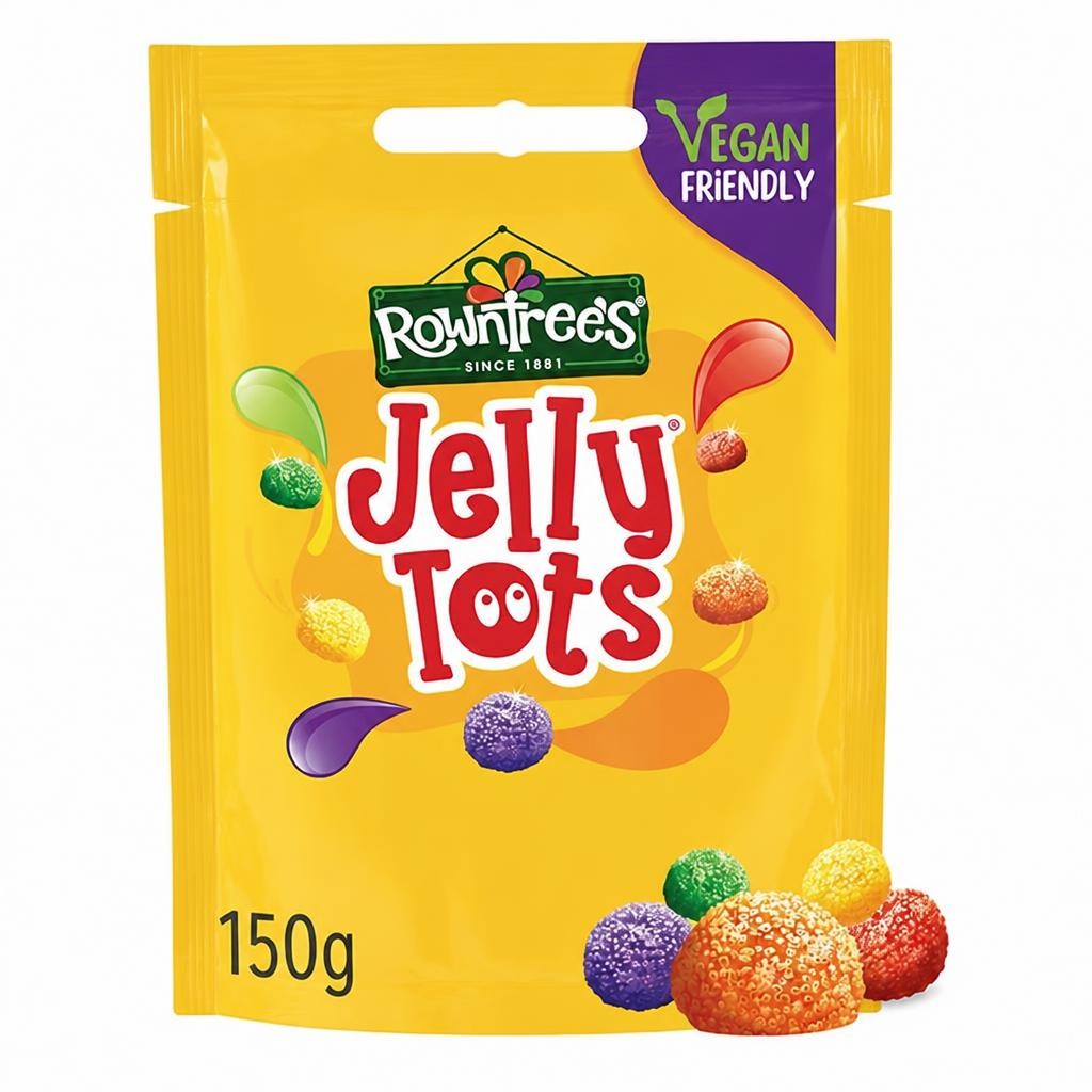Rowntree's Jelly Tots Sweets Sharing Bag 150g