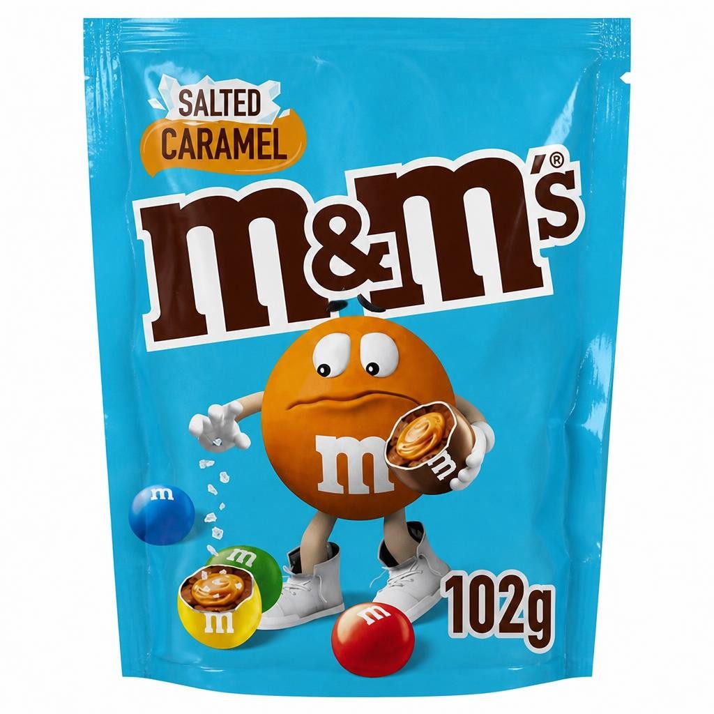 M&M's Salted Caramel Chocolate Pouch Bag 102g