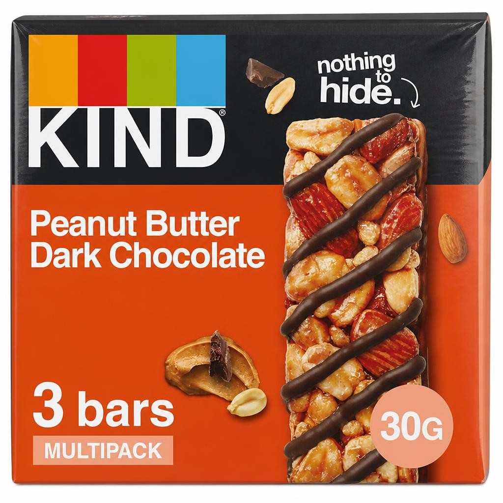 Kind Peanut Butter Dark Chocolate Cereal Bars Multipack 3x30g