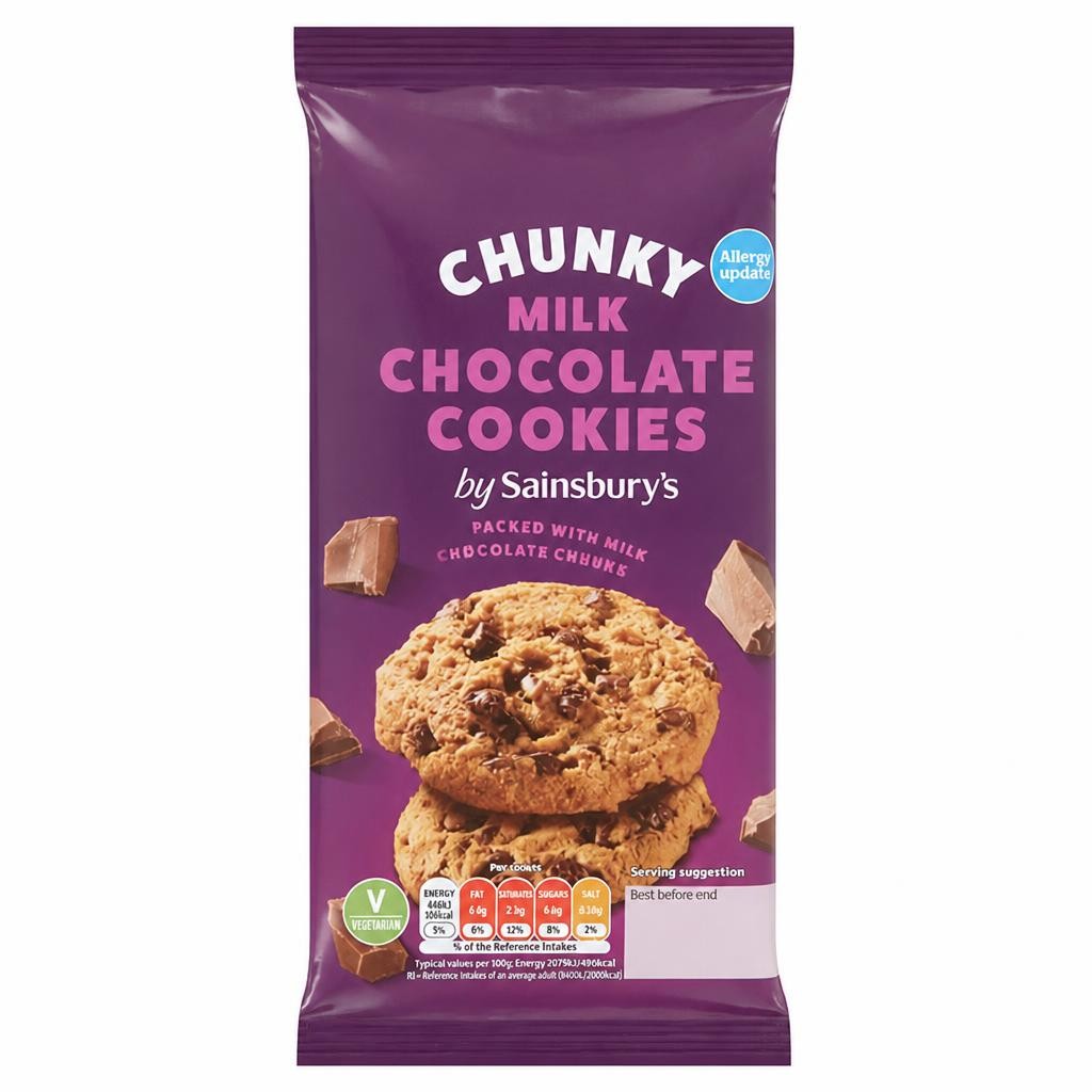 Sainsbury's Chocolate Chunk Cookies 200g