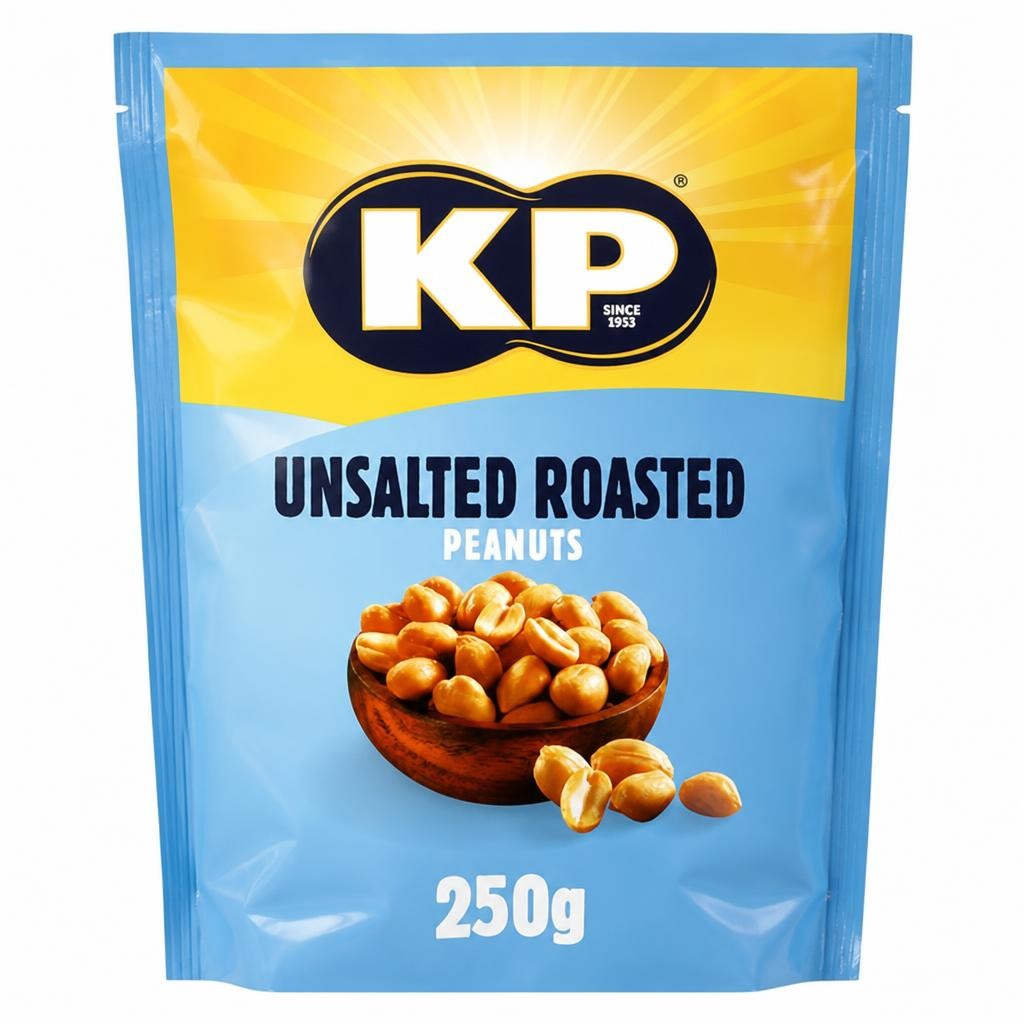 KP Roasted Peanuts, Unsalted 250g