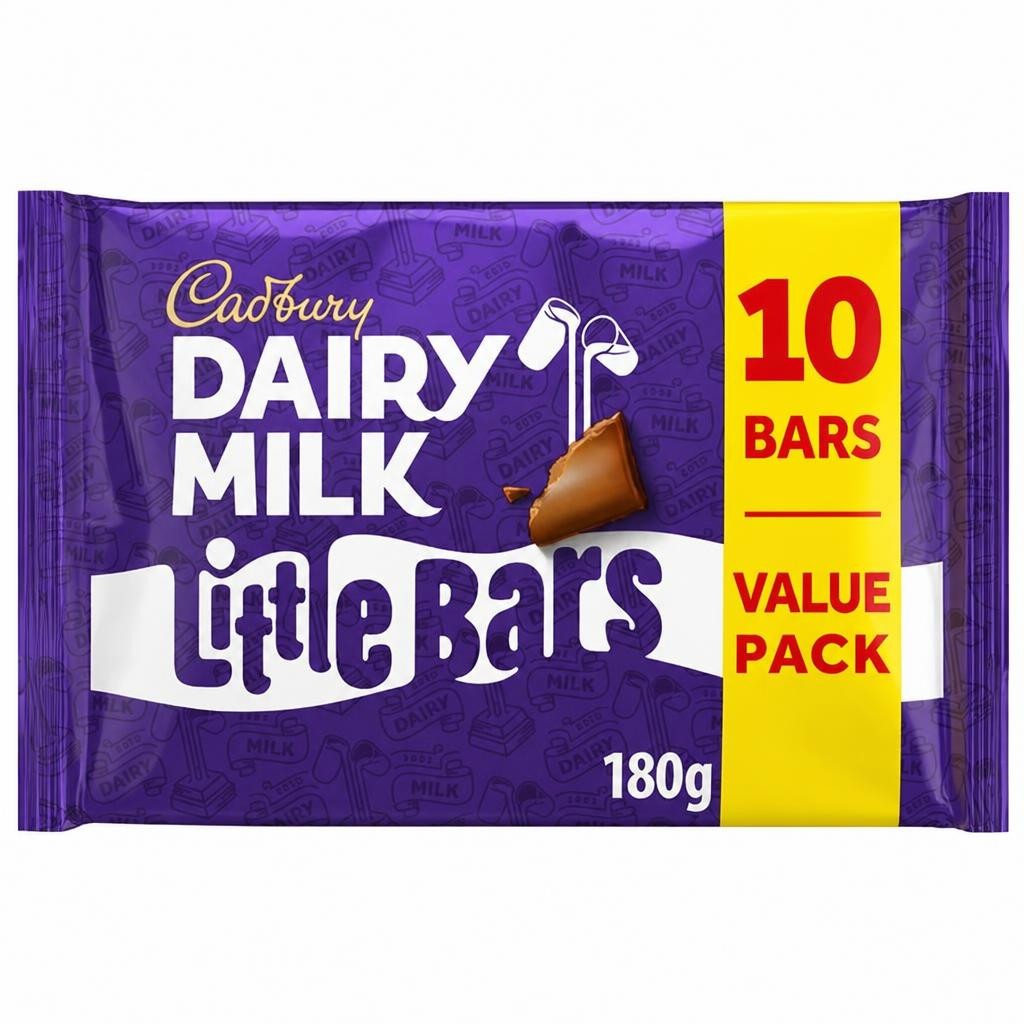 Cadbury Dairy Milk Chocolate Little Bars Multipack x10 180g