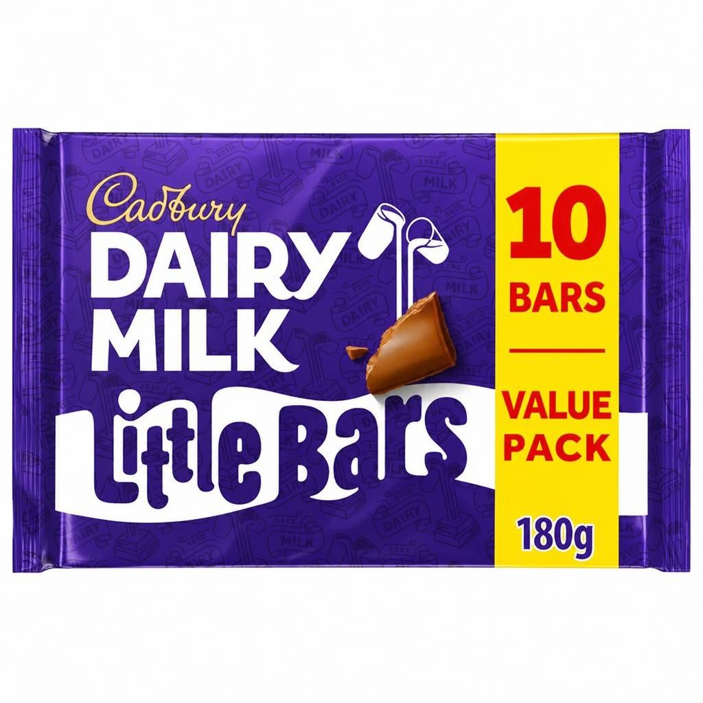 Cadbury Dairy Milk Chocolate Little Bars Multipack x10 180g