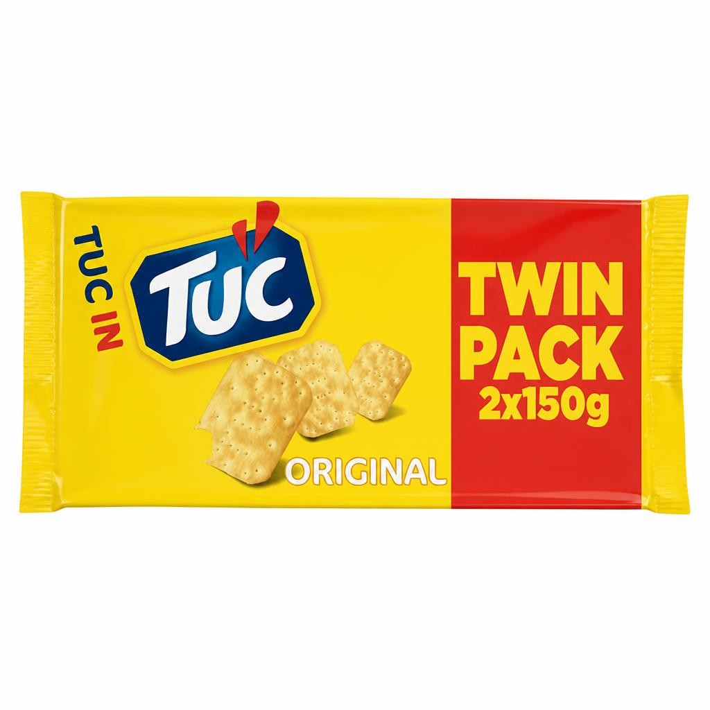 Jacob's TUC Original Crackers Twin Pack 2x150g
