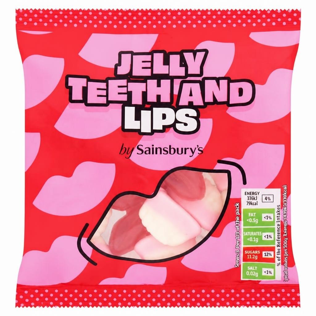 Sainsbury's Jelly Teeth & Lips 70g
