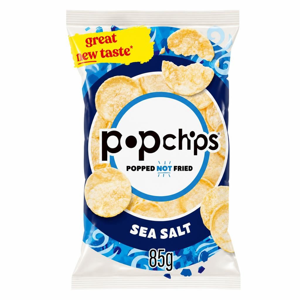 Popchips Sea Salt Sharing Crisps 85g