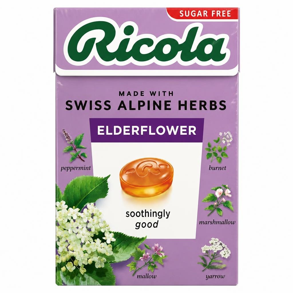 Ricola Sugar Free Elderflower Drops 45g