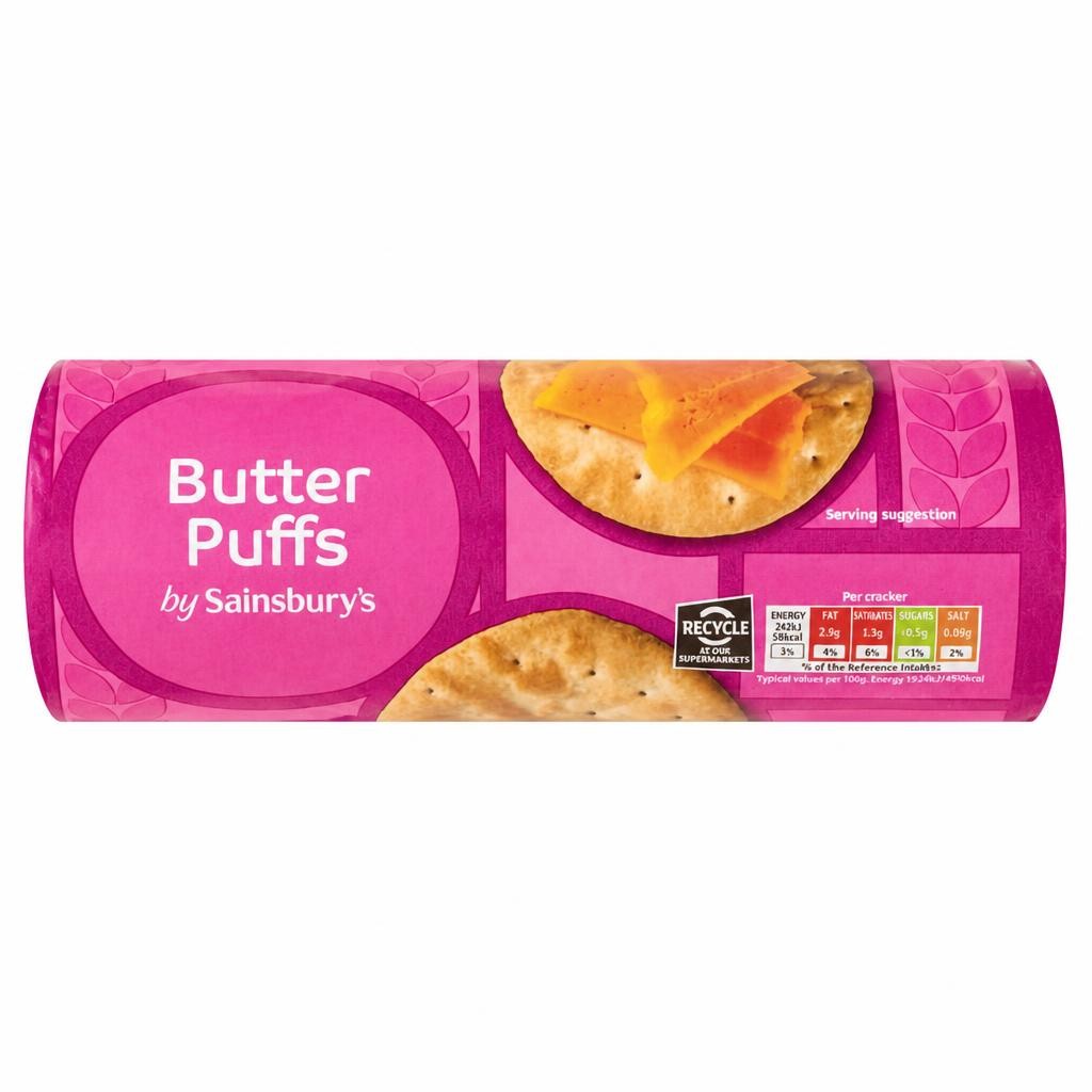 Sainsbury's Butter Puffs Biscuits 200g