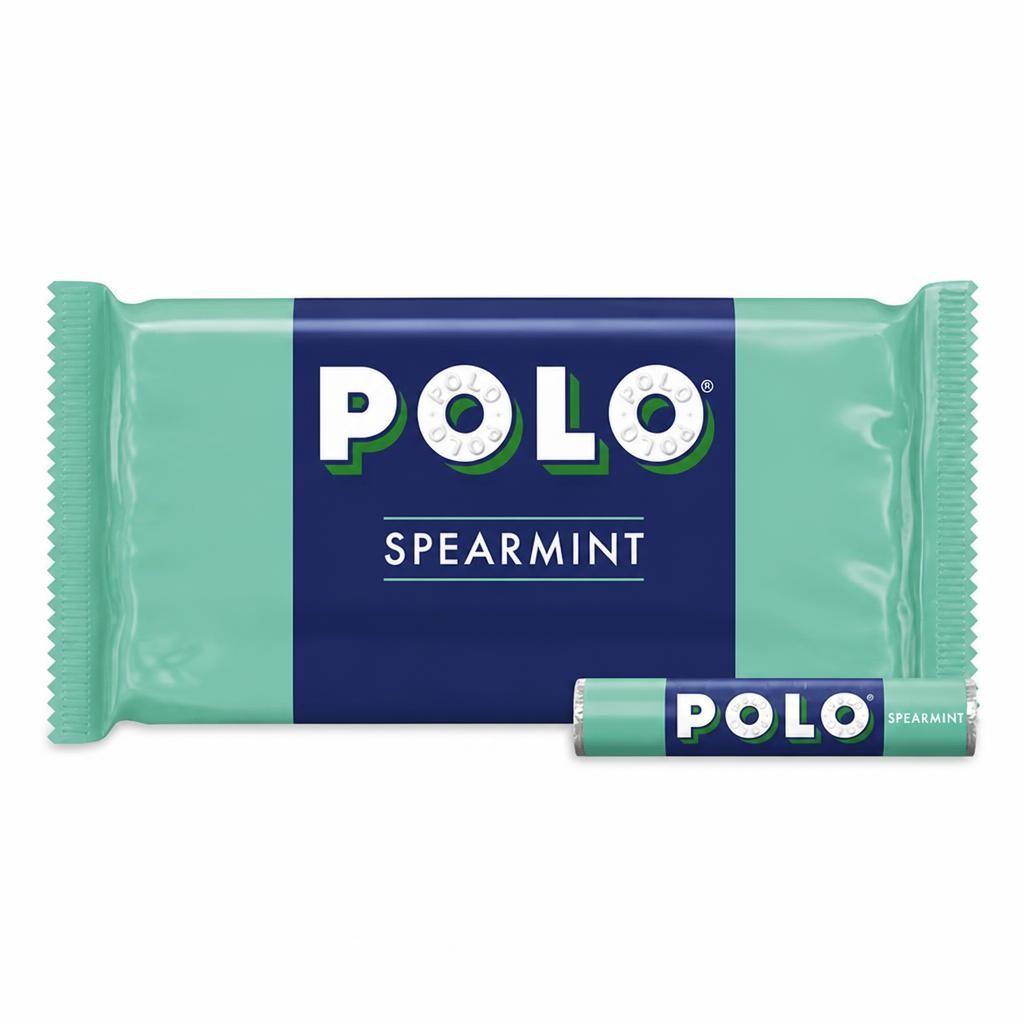 Polo Spearmint Mint Tube Multipack x4 34g