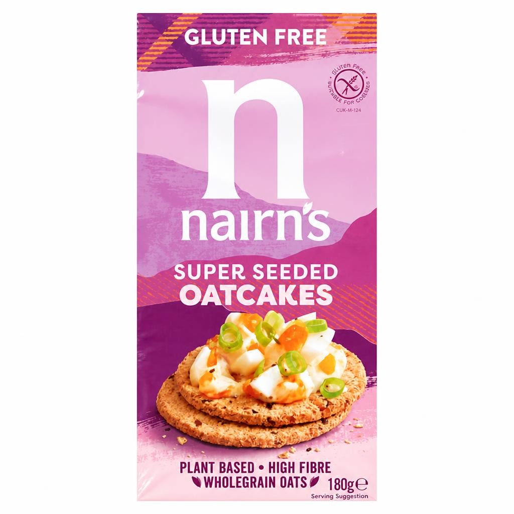 Nairn's Gluten Free Super Seeded Oatcakes 180g