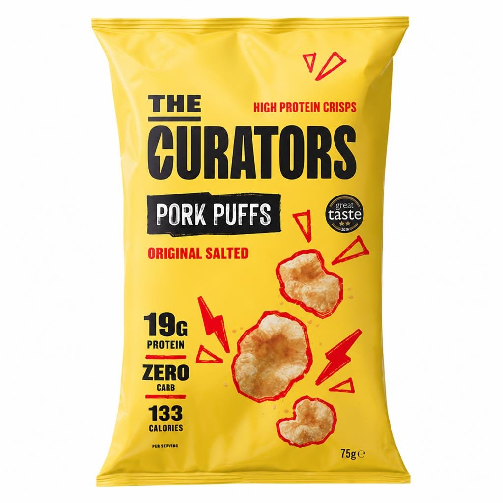 The Curators Original Salted Pork Puffs 75g