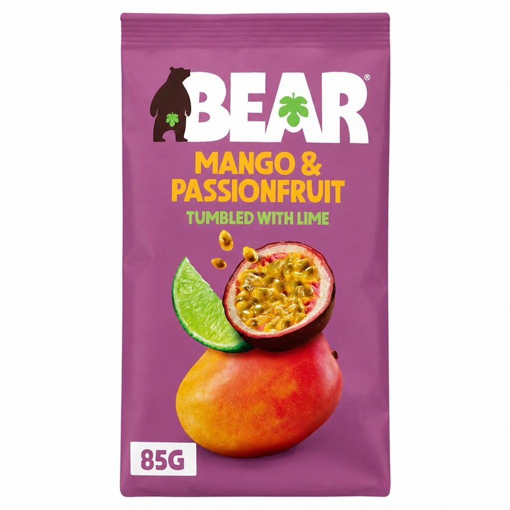 BEAR Fruit Dried Mango & Passionfruit 85g