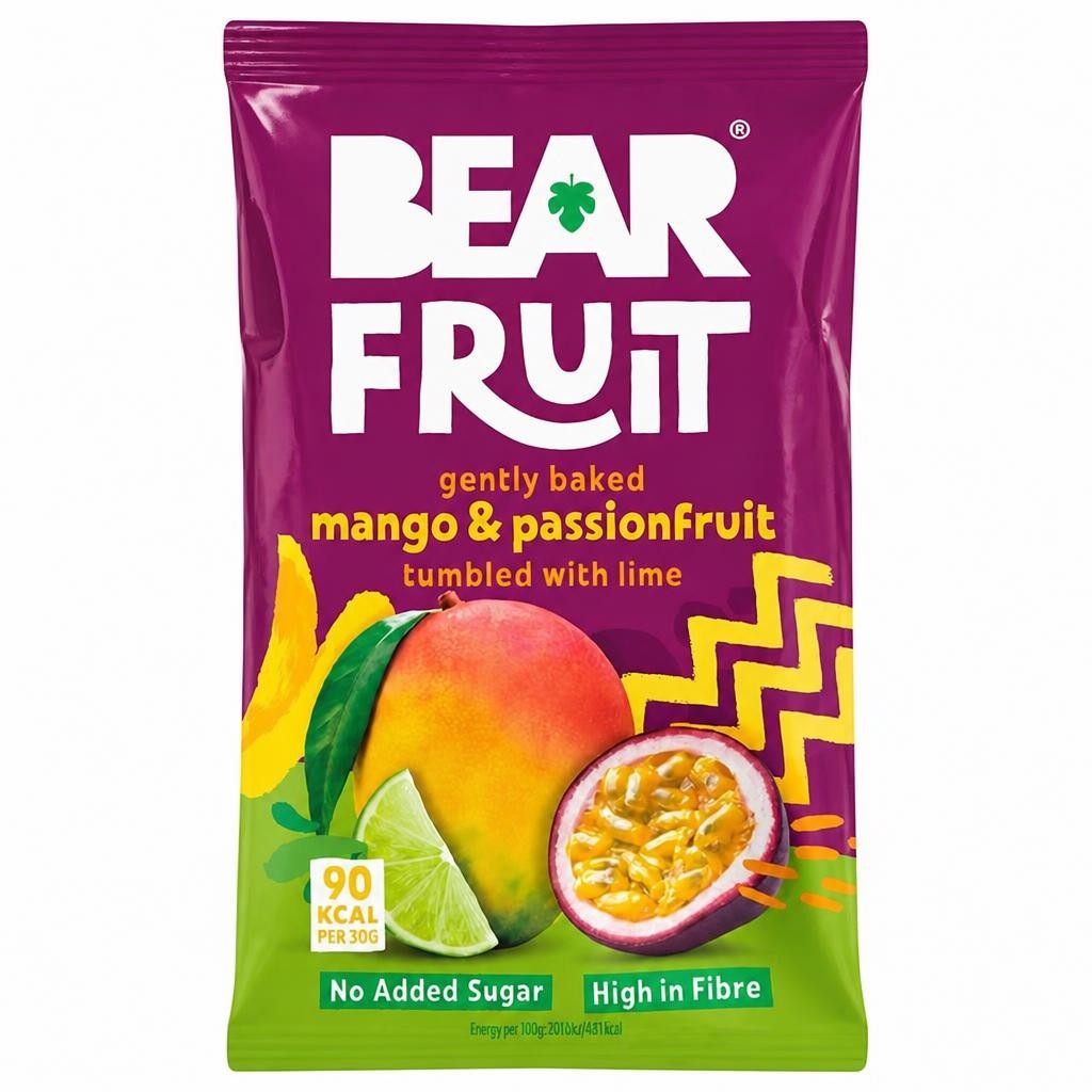 BEAR Fruit Dried Mango & Passionfruit 85g