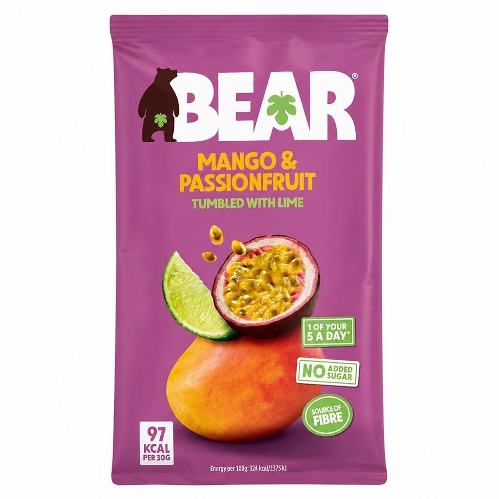 BEAR Fruit Dried Mango & Passionfruit 85g