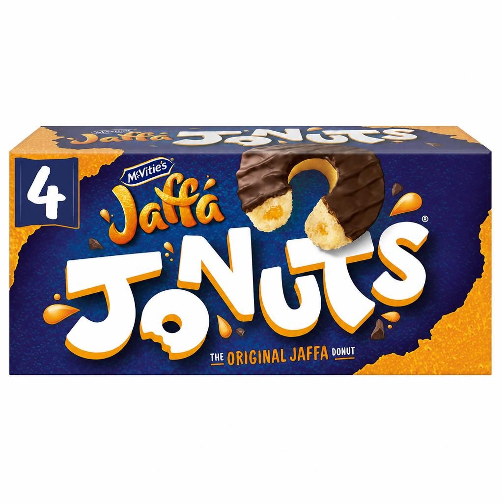 McVitie's Jaffa Cakes Original Jonuts Biscuits Multipack 4x43g