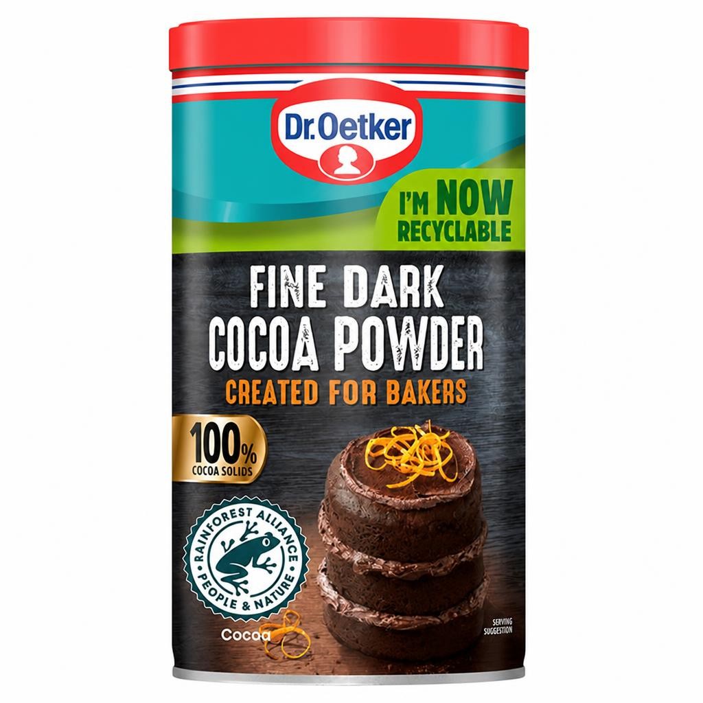 Dr. Oetker Fine 100% Dark Cocoa Powder 190g