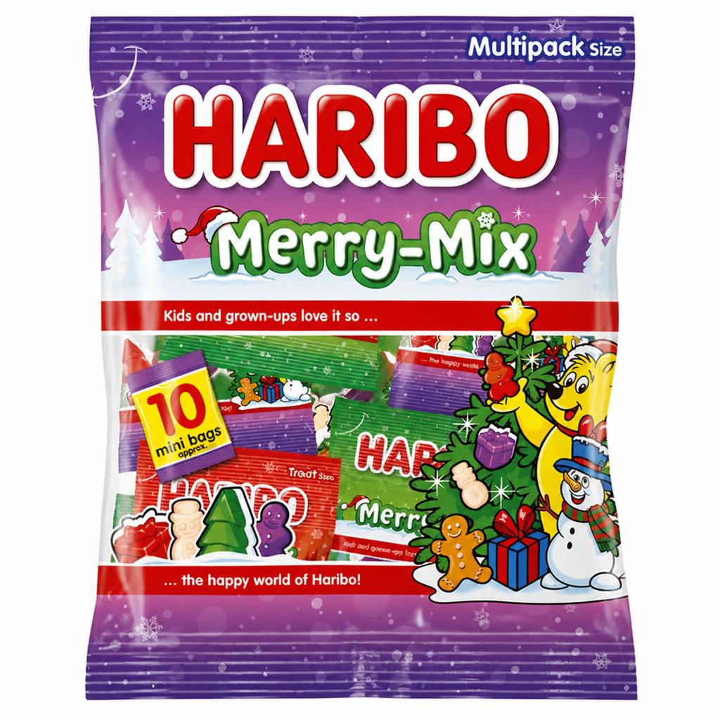 Haribo Merry Mix Fruit, Milk & Sweet Foam Multipack 160g