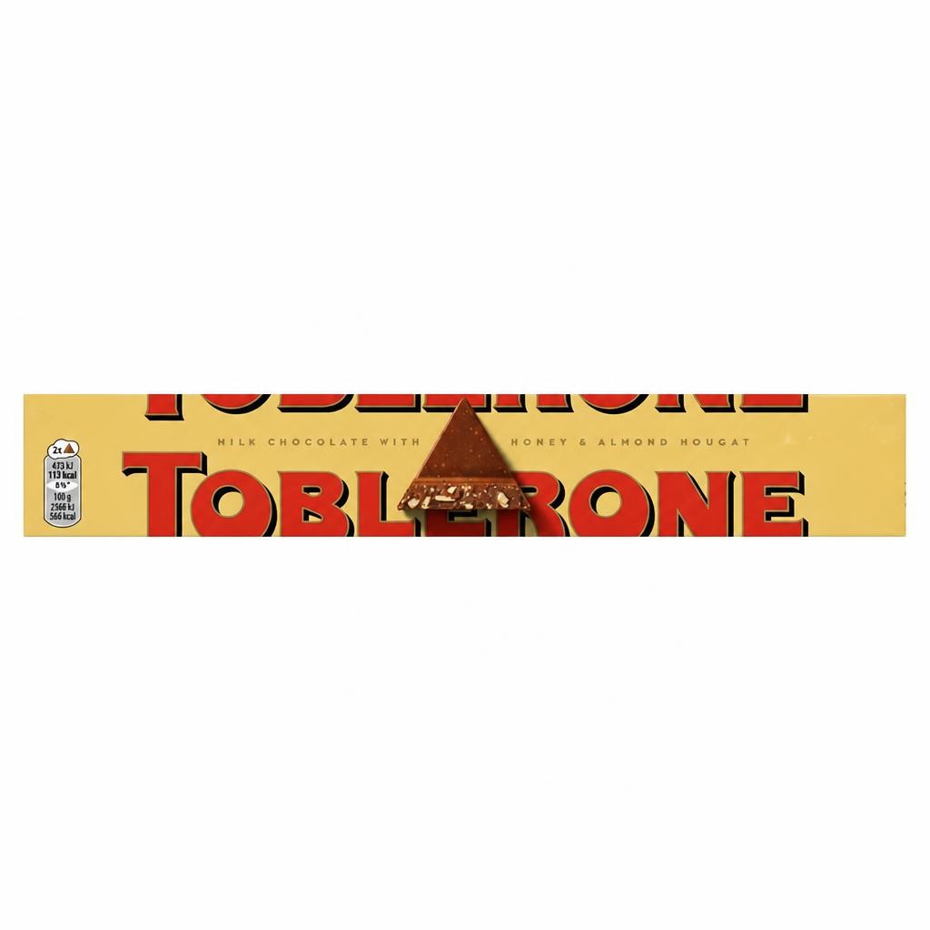 Toblerone Milk Chocolate with Honey & Almond Nougat Bar 200g