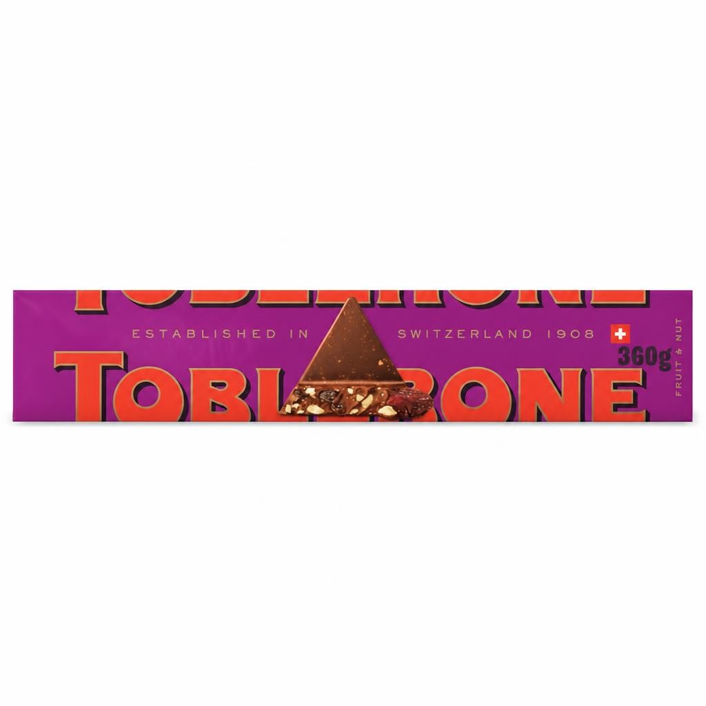 Toblerone 340g Milk Chocolate with Fruit & Almond Gifting Bar