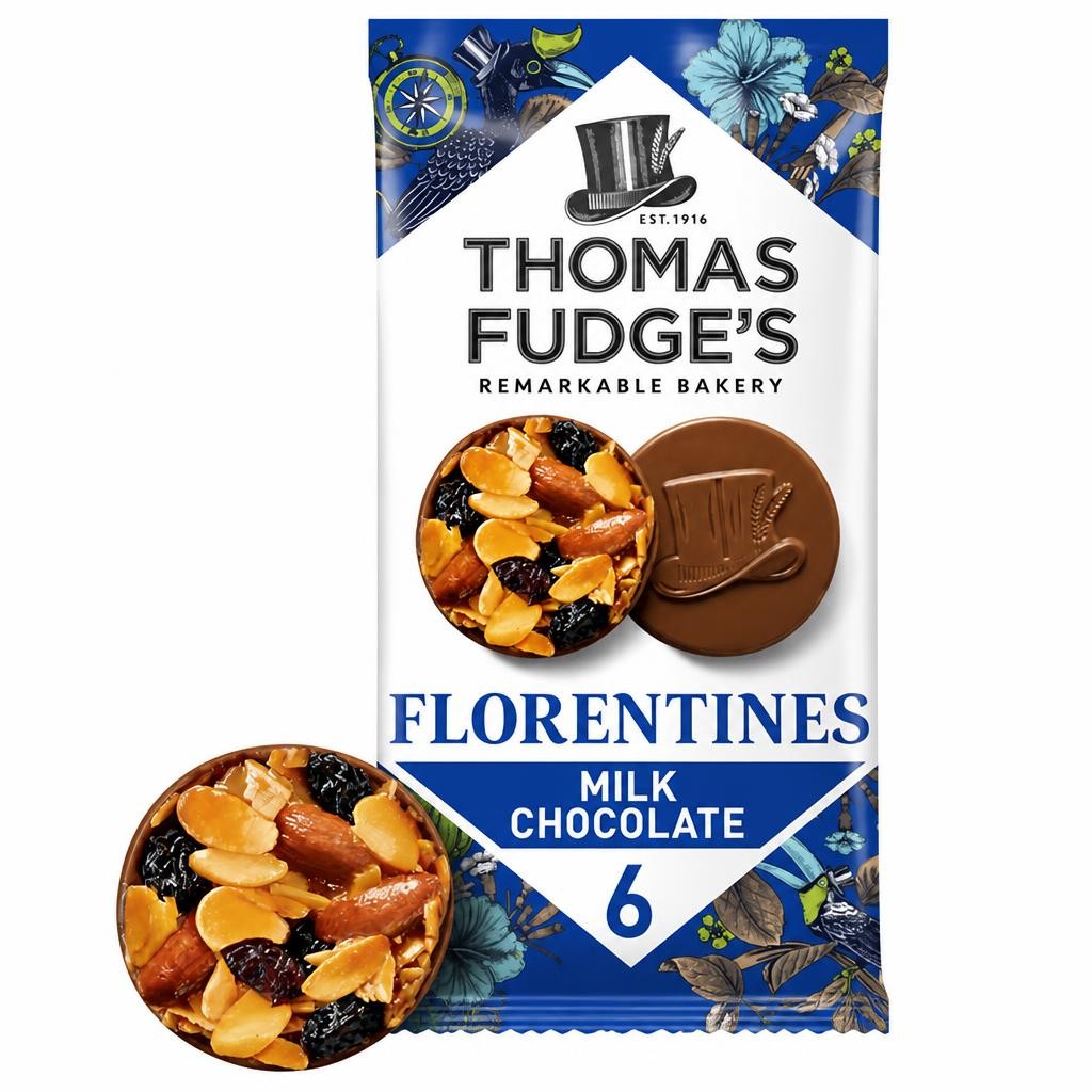 Thomas Fudge's 6 Milk Chocolate Florentines