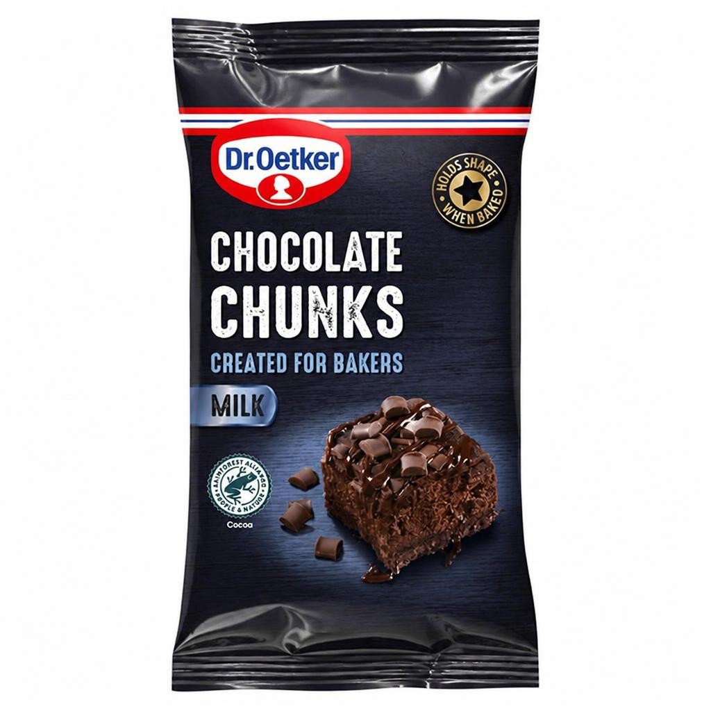 Dr. Oetker Milk Chocolate Chip Chunks 100g