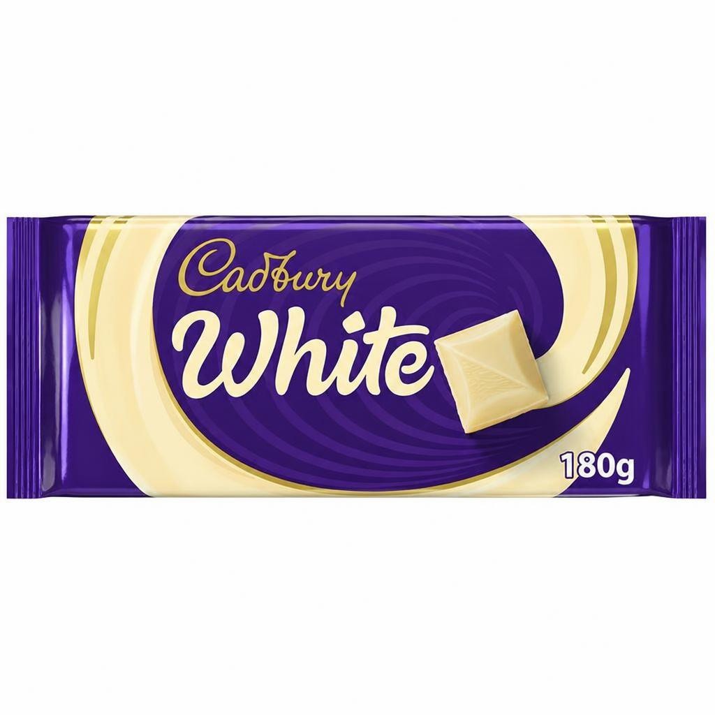 Cadbury Creamy White Chocolate Bar 180g