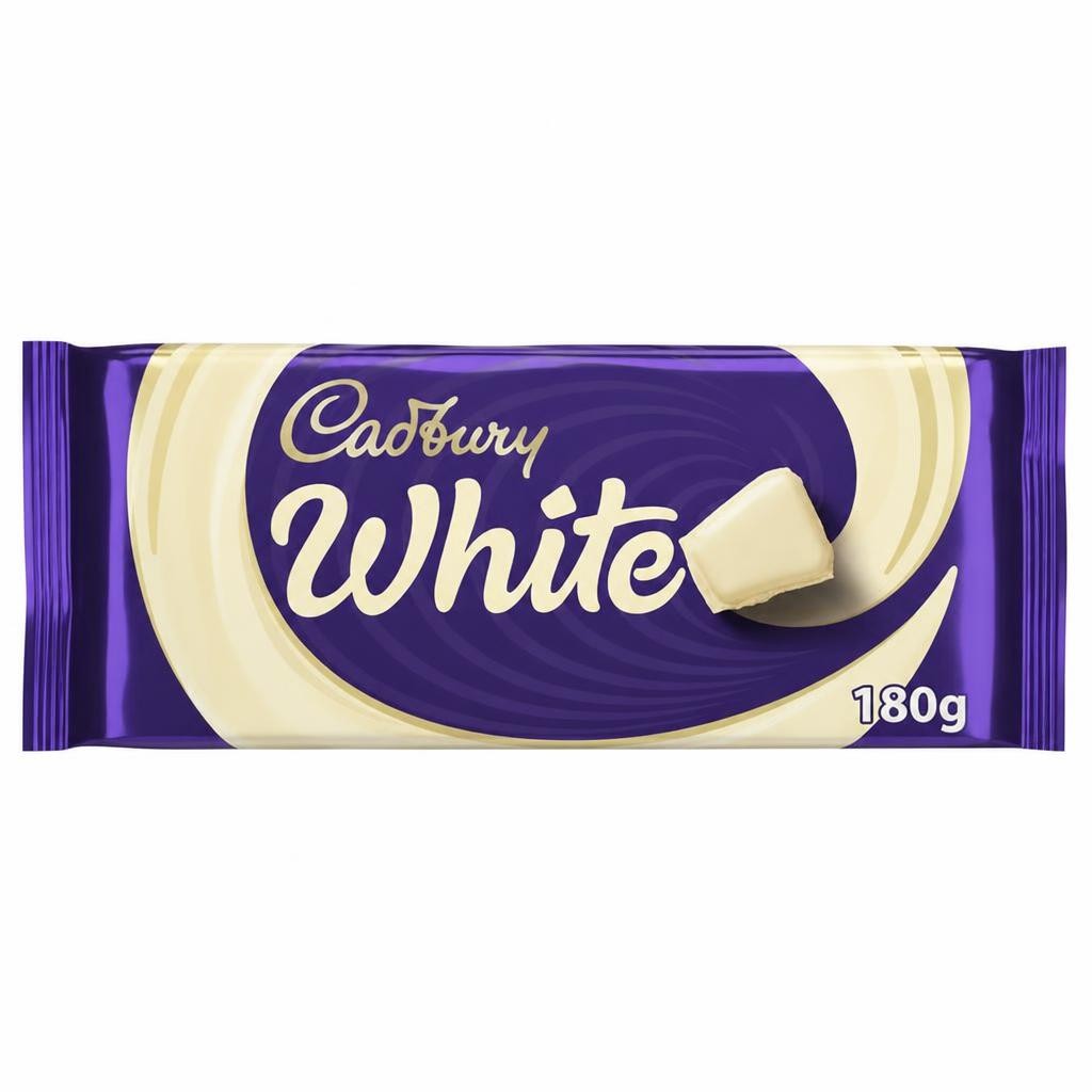 Cadbury Creamy White Chocolate Bar 180g