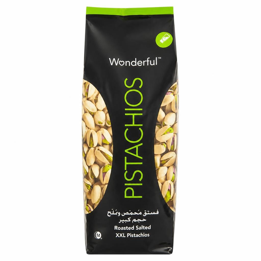 Wonderful Roasted Salted XXL Pistachios 450g
