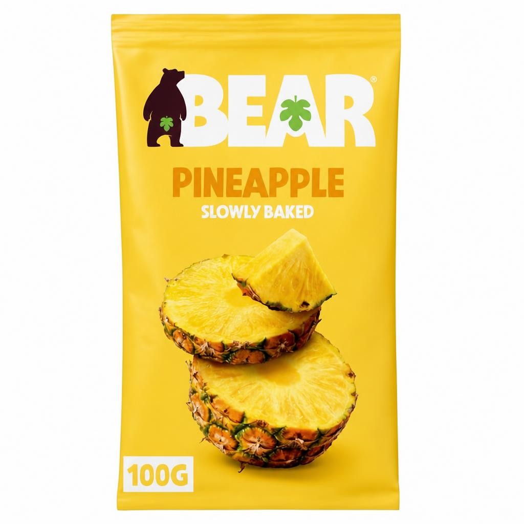 BEAR Fruit Dried Pineapple 100g