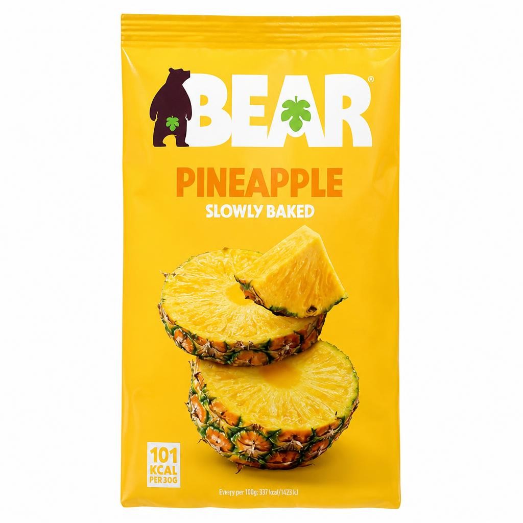 BEAR Fruit Dried Pineapple 100g
