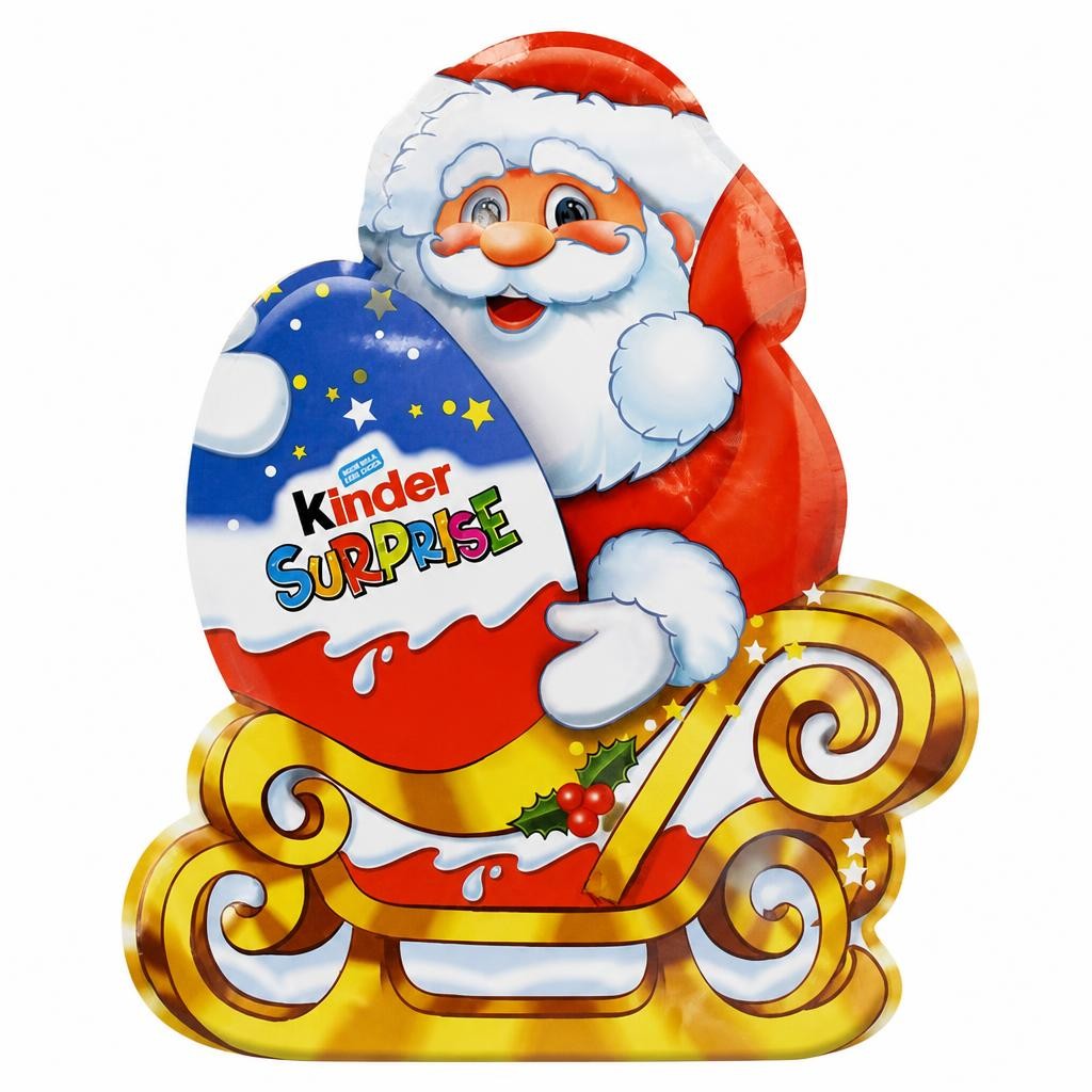 Kinder Surprise Milk Chocolate Santa Christmas Gift with Toy 75g