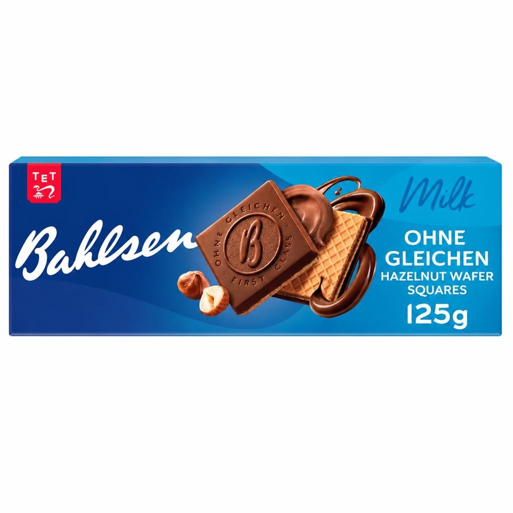 Bahlsen Ohne Gleichen Milk Chocolate Praline Wafers 125g