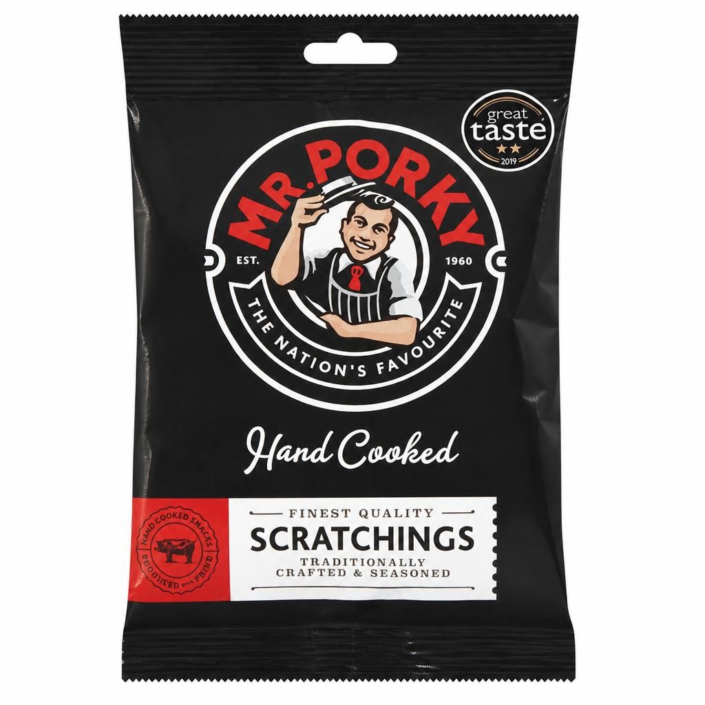 Mr Porky Hand Cooked Pork Scratchings 65g
