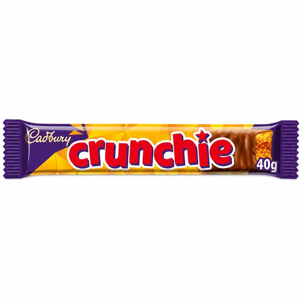 Cadbury Crunchie Chocolate Bar Single 40g