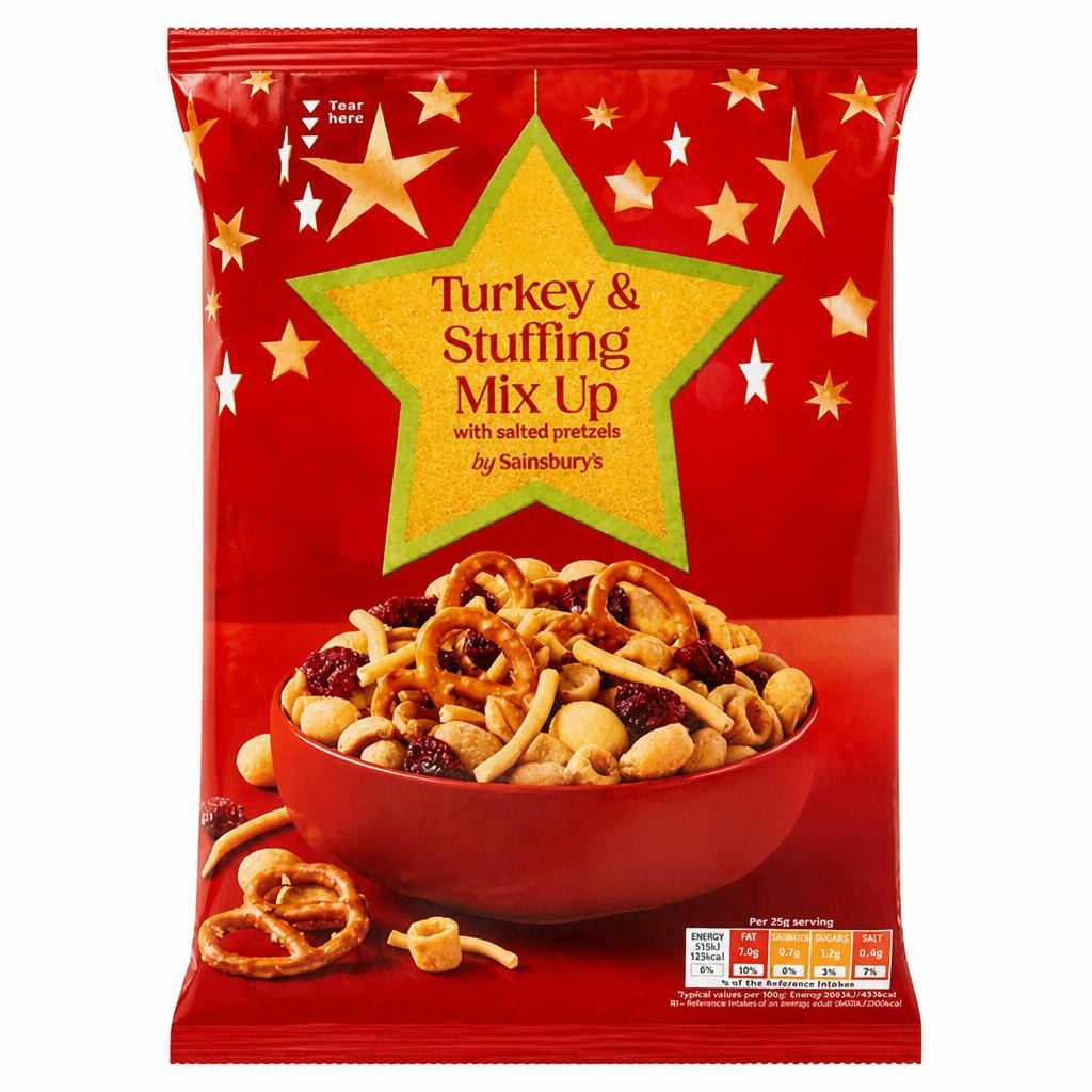 Sainsbury's Turkey & Stuffing Nut Mix 300g