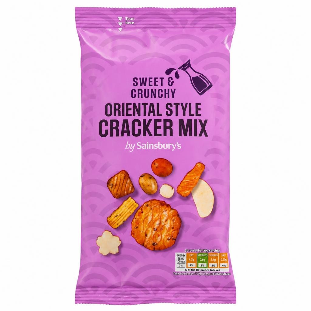 Sainsbury's Oriental Mix Sweet Soy Cracker 125g