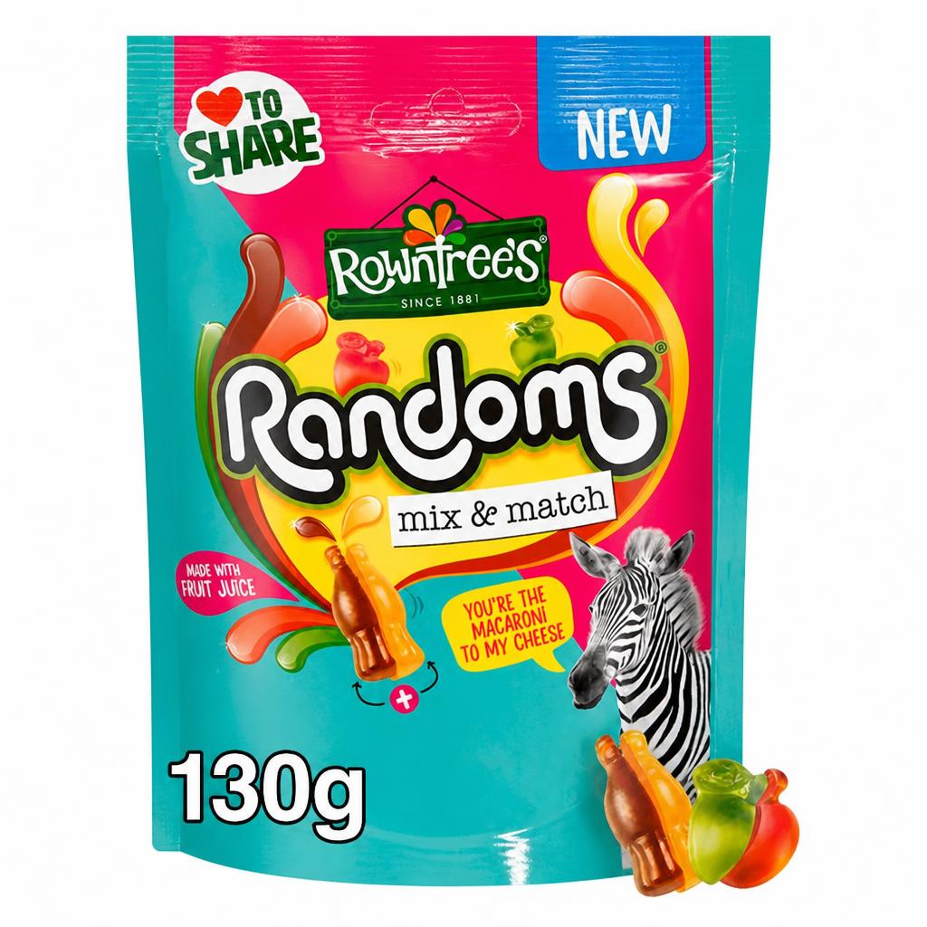 Rowntree's Randoms Mix & Match Sweets Sharing Bag 130g